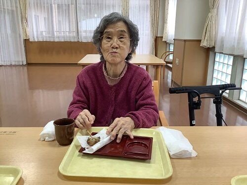 手作りおはぎいただきます。 (2).JPG