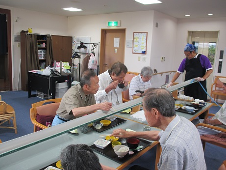 流しそうめん②